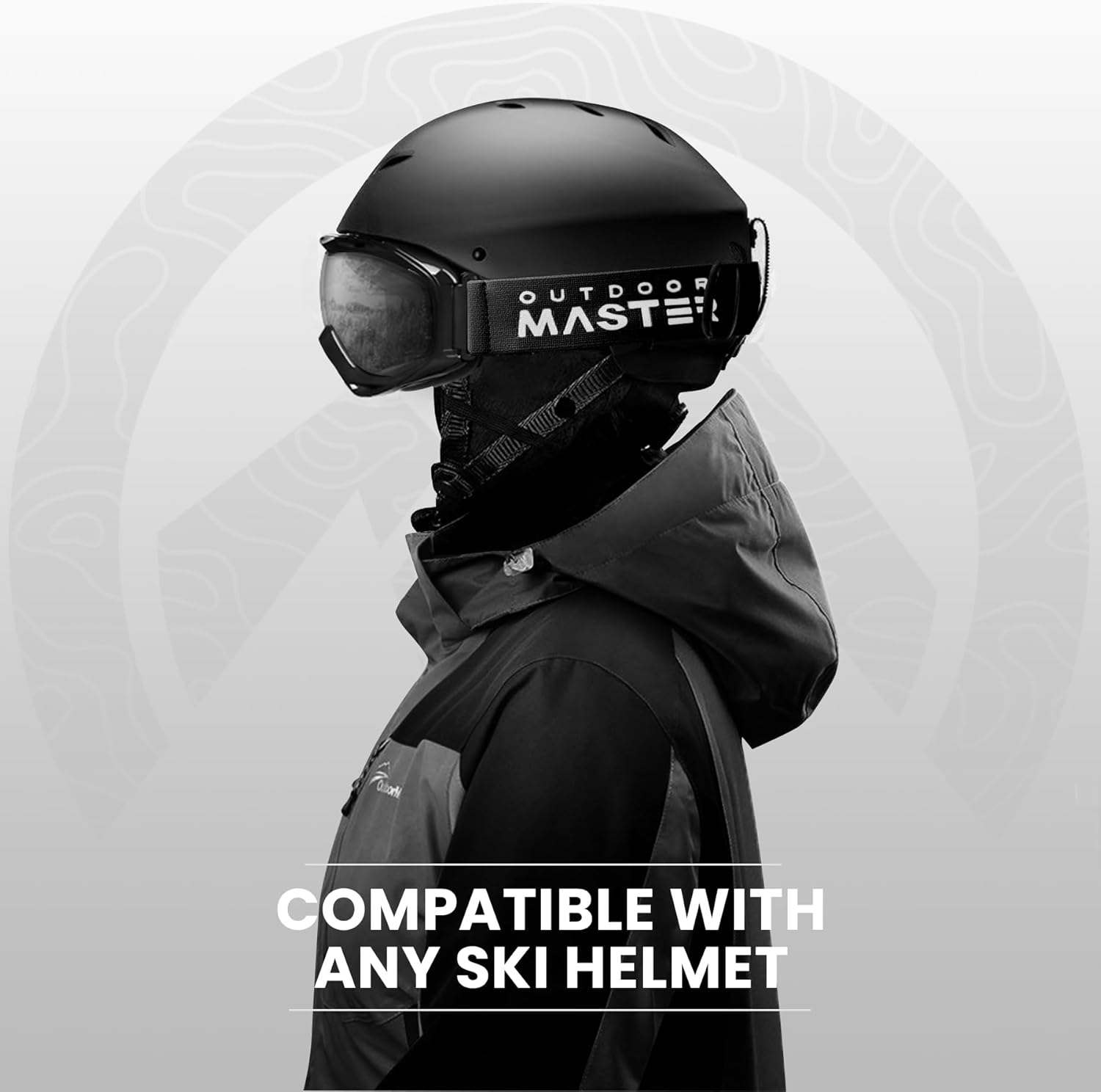 OutdoorMaster OTG Ski Goggles - Over Glasses Ski/Snowboard Goggles for Men, Women & Youth - 100% UV Protection-OM-5 6