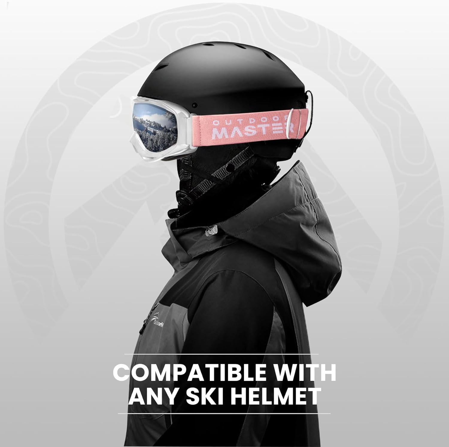 OutdoorMaster OTG Ski Goggles - Over Glasses Ski/Snowboard Goggles for Men, Women & Youth - 100% UV Protection-OM-5 6