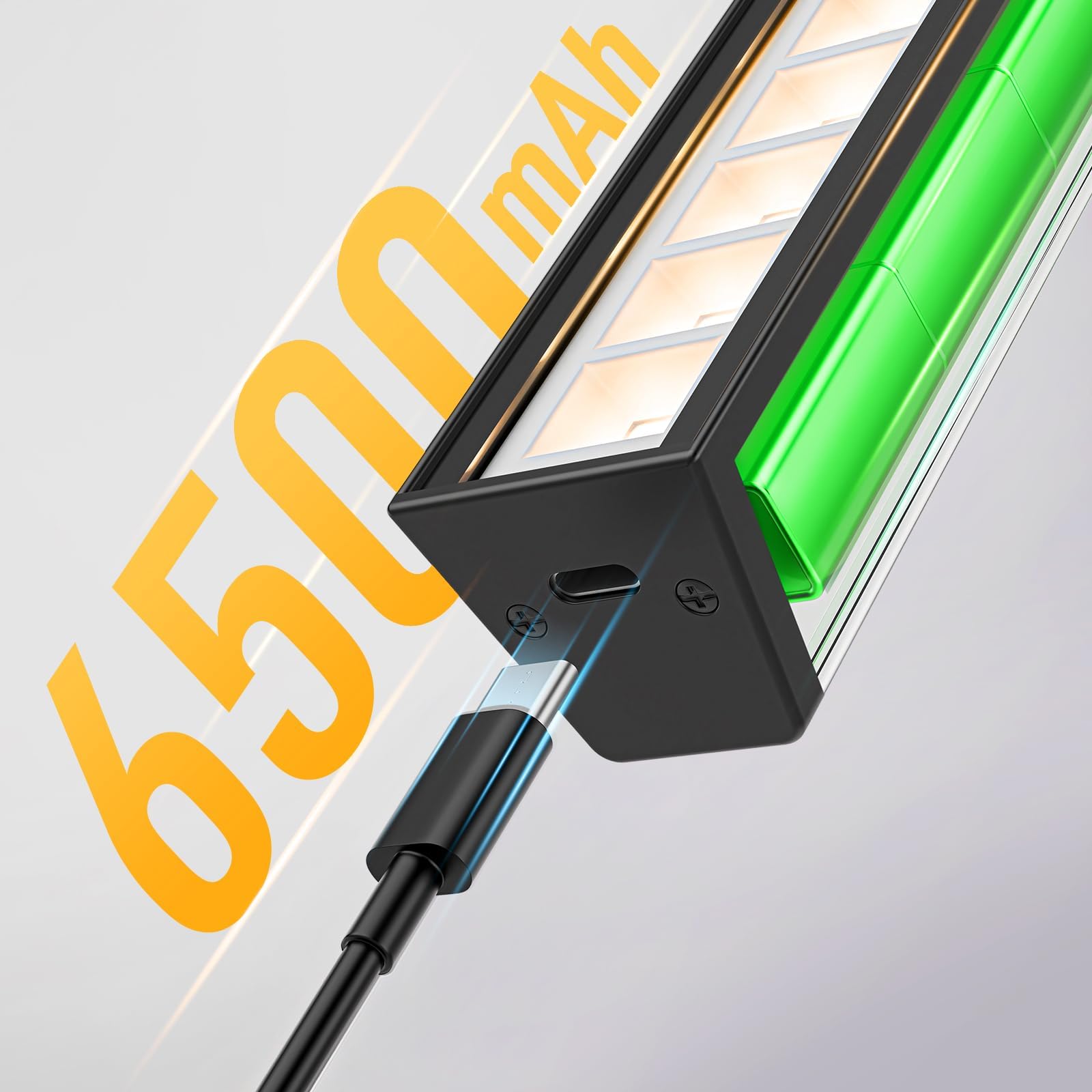 Wall Picture Light, 24in Battery-Powered Gallery Light for Artwork, CCT Dimmable Rechargeable Battery Wall Lamp with Remote Control for Living Room, Gallery, and Dartboard (Black) 9