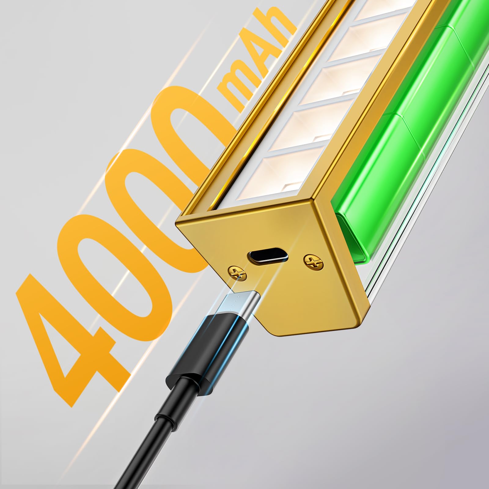 Picture Lights for Wall, Battery Operated Picture Light 16in Gallery Light for Paintings CCT Dimmable Gold 9