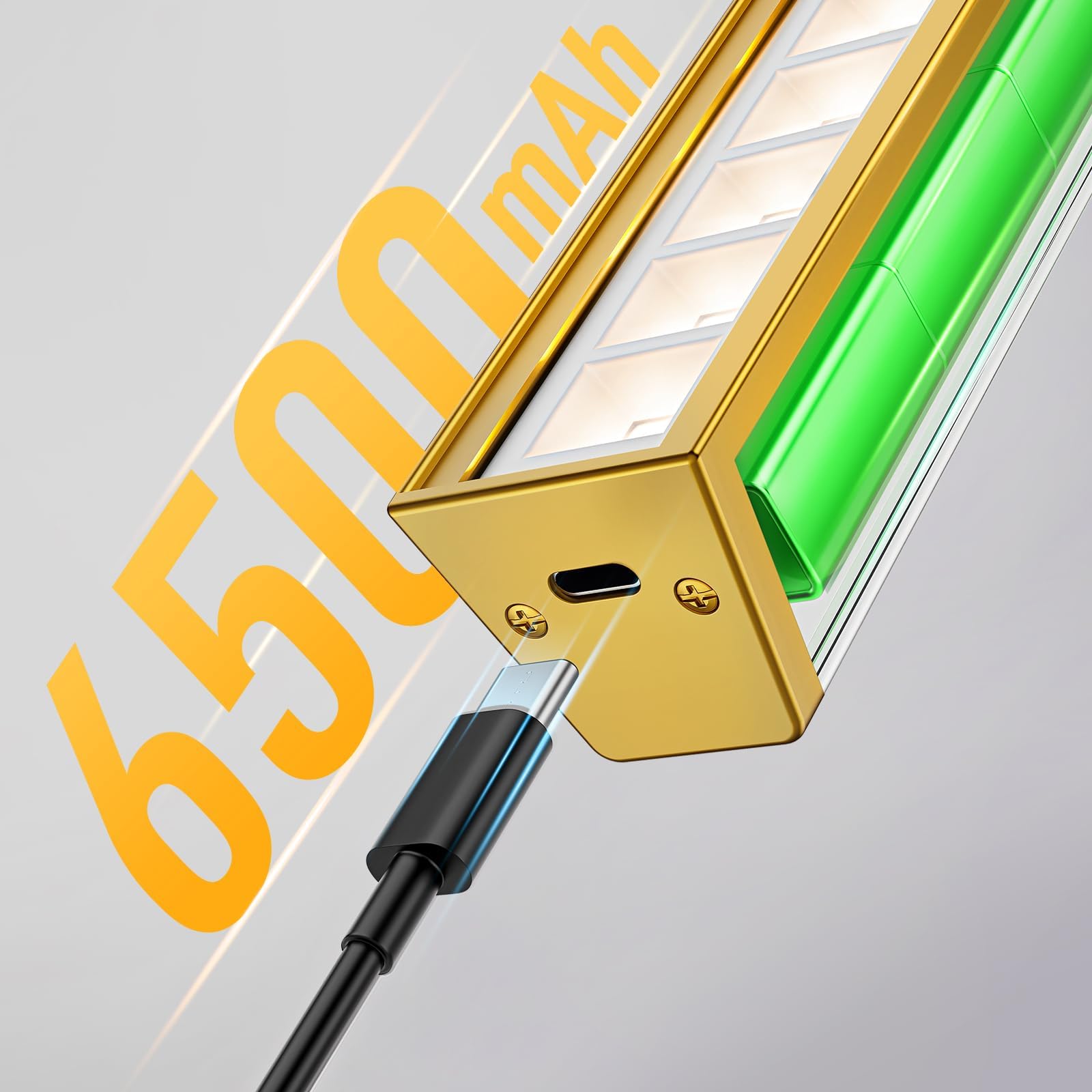 Wall Picture Light, 24in Battery-Powered Gallery Light for Artwork, CCT Dimmable Rechargeable Battery Wall Lamp with Remote Control for Living Room, Gallery, and Dartboard (Gold) 9