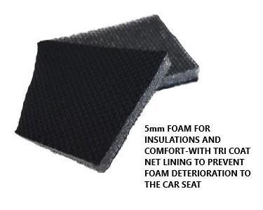 Universal 60/25 Airbag Front Seat Cover Nobody Rides For Free - Red 4