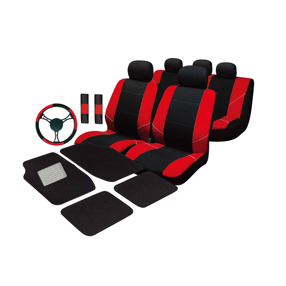 Universal Ultimate Car Accessories Value Pack - Red 3