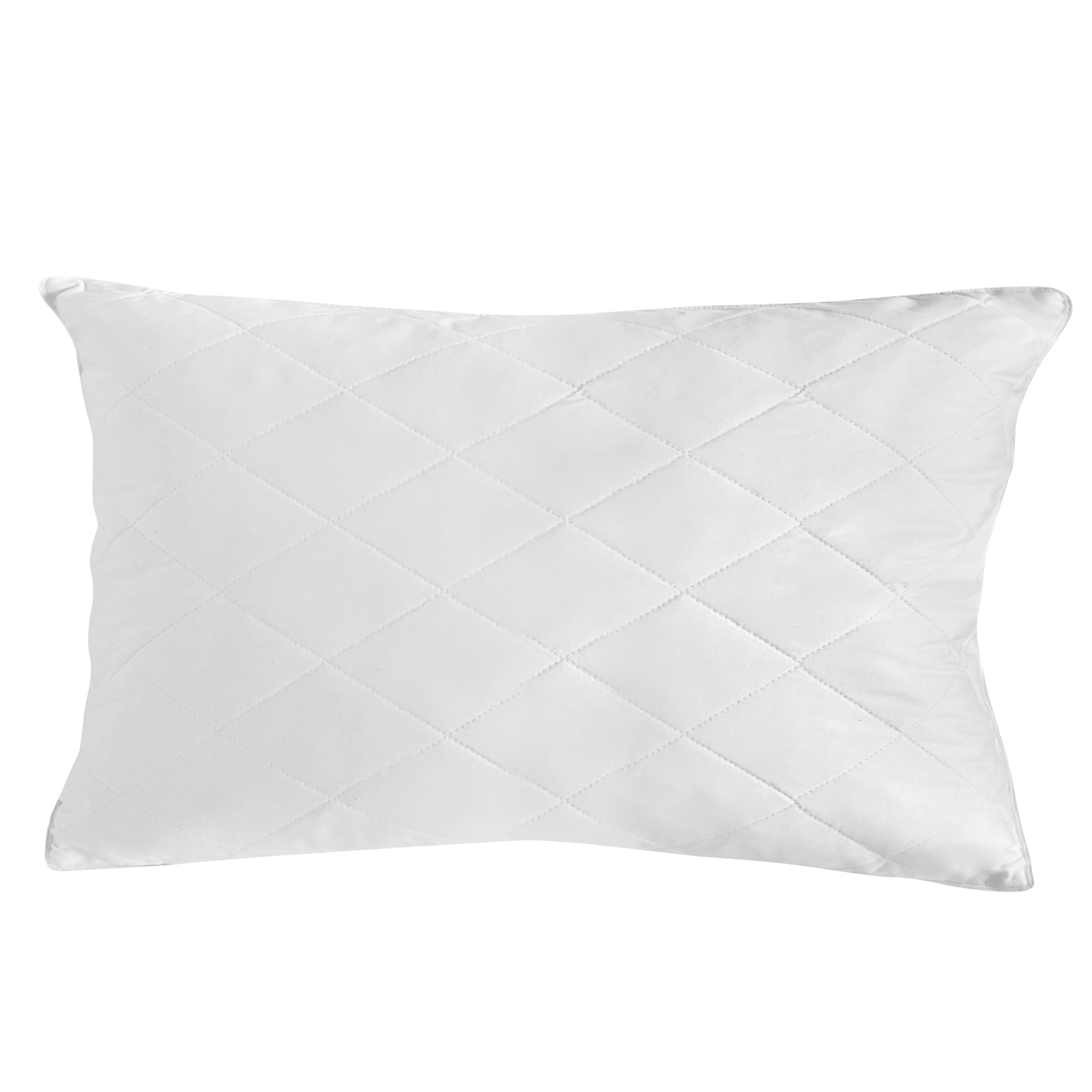 Royal Comfort Luxury Bamboo Blend Quilted Pillow Twin Pack Extra Fill Support 4