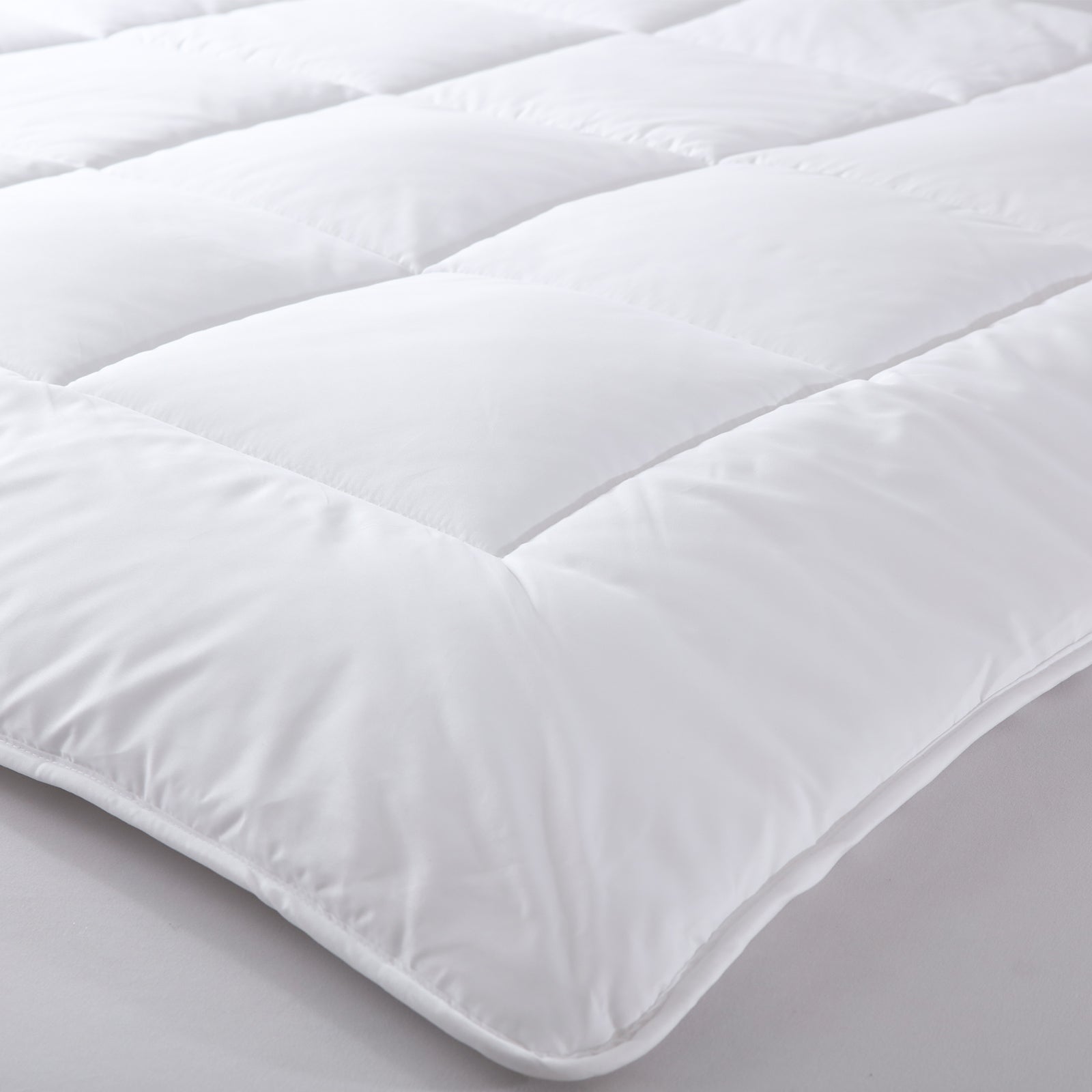 Royal Comfort 260GSM Deluxe Eco-Silk Touch Quilt 100% Cotton Cover - King - White 7