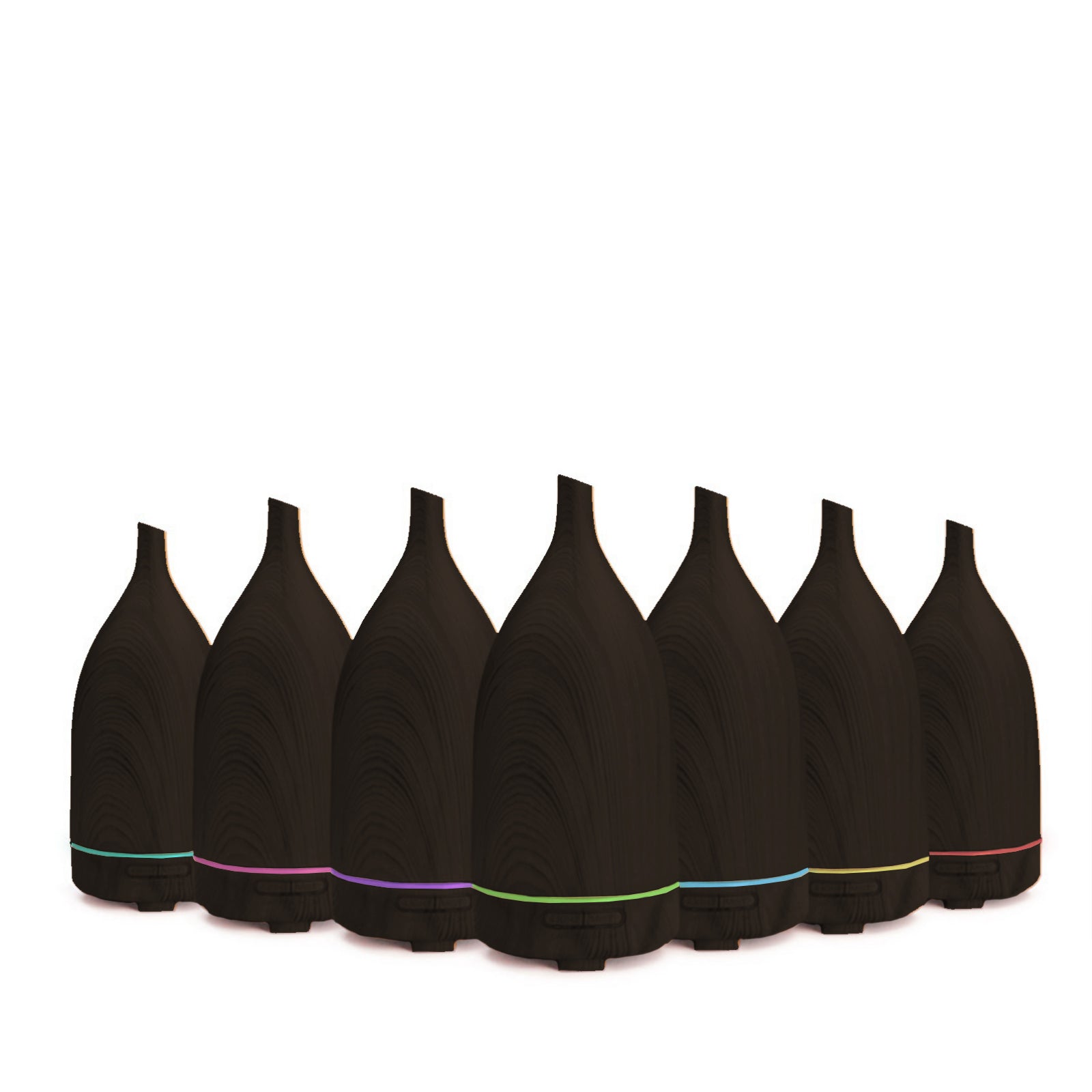 Milano Decor Aroma Diffuser 100ml Ultrasonic Humidifier Purifier And 3 Pack Oils - Dark Wood 5