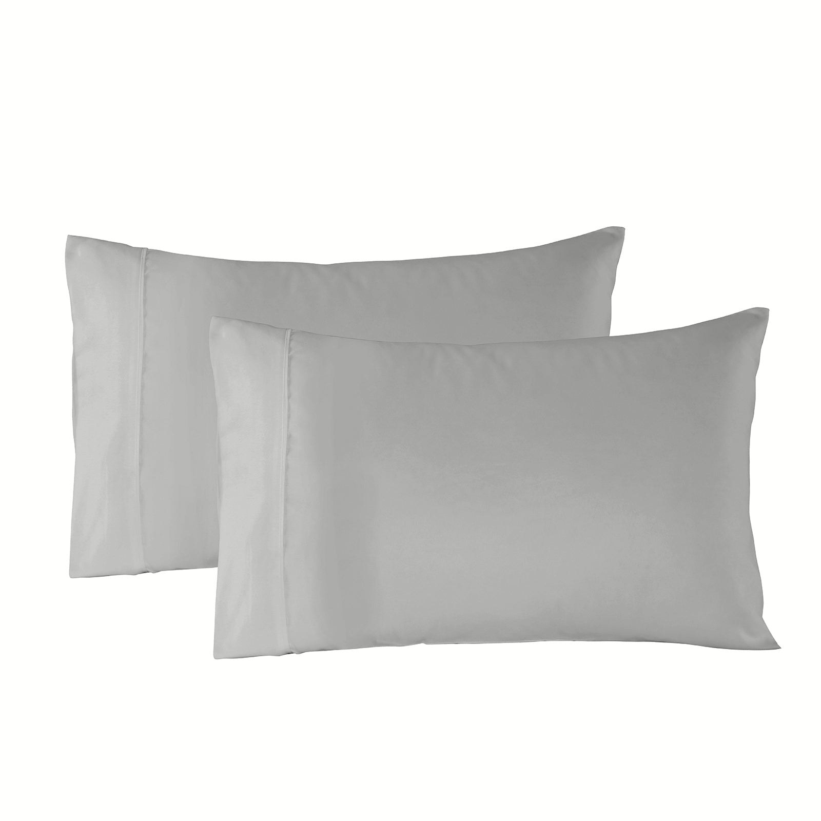Royal Comfort Bamboo Blended Sheet & Pillowcases Set 1000TC Ultra Soft Bedding - King - Light Grey 4