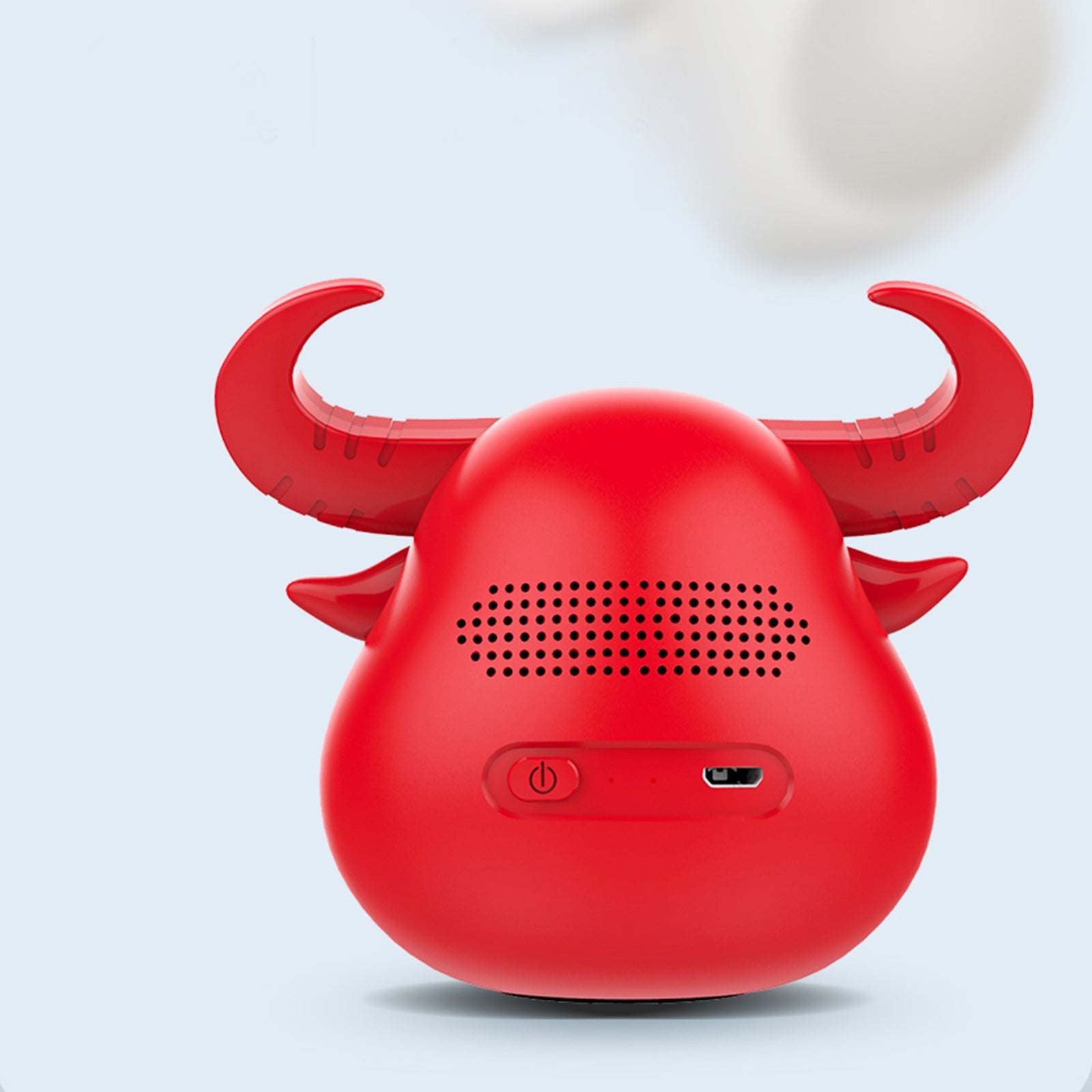Fitsmart Bluetooth Animal Face Speaker Portable Wireless Stereo Sound - Red 4