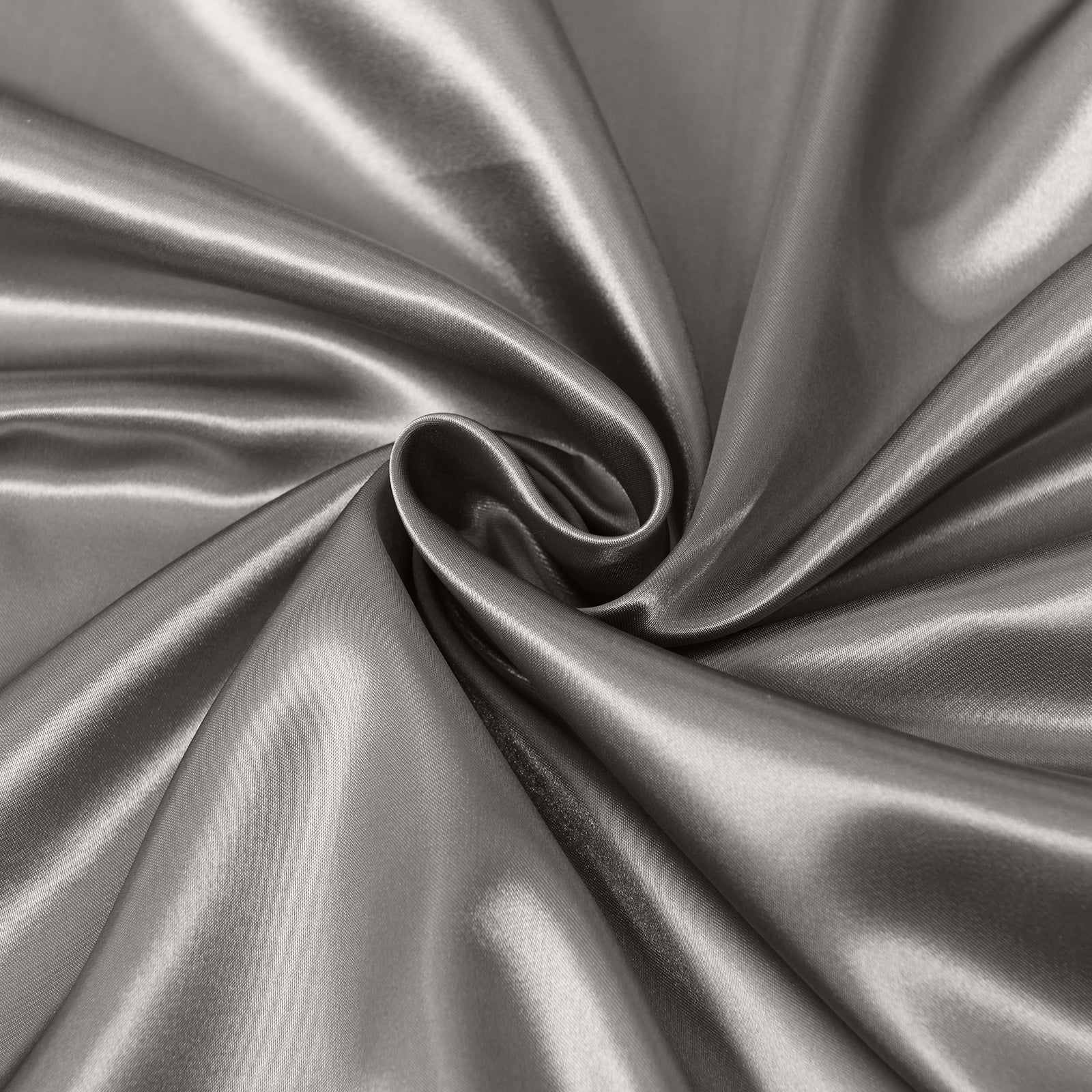 Royal Comfort Satin Sheet Set 3 Piece Fitted Sheet Pillowcase Soft  - King - Charcoal 4