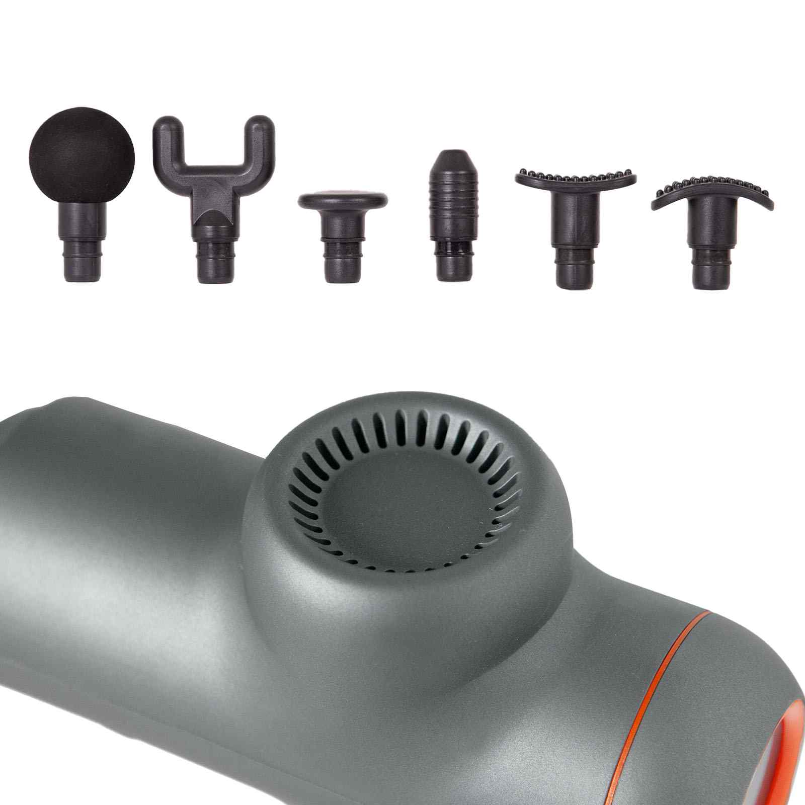 FitSmart LED Touch Screen POWER-X Vibration Therapy Device Massage Gun Grey 15