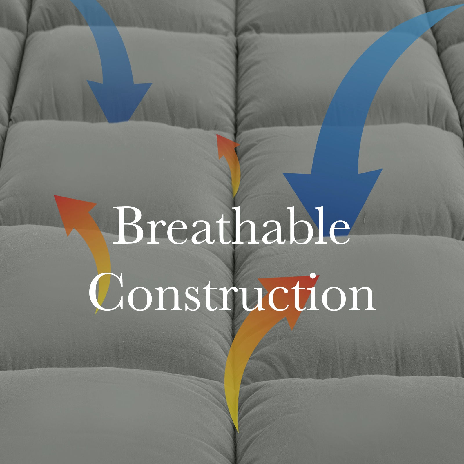 Royal Comfort Charcoal Bamboo Blend Topper 800GSM 45cm Skirt Luxury Bedding - Single - Charcoal 15