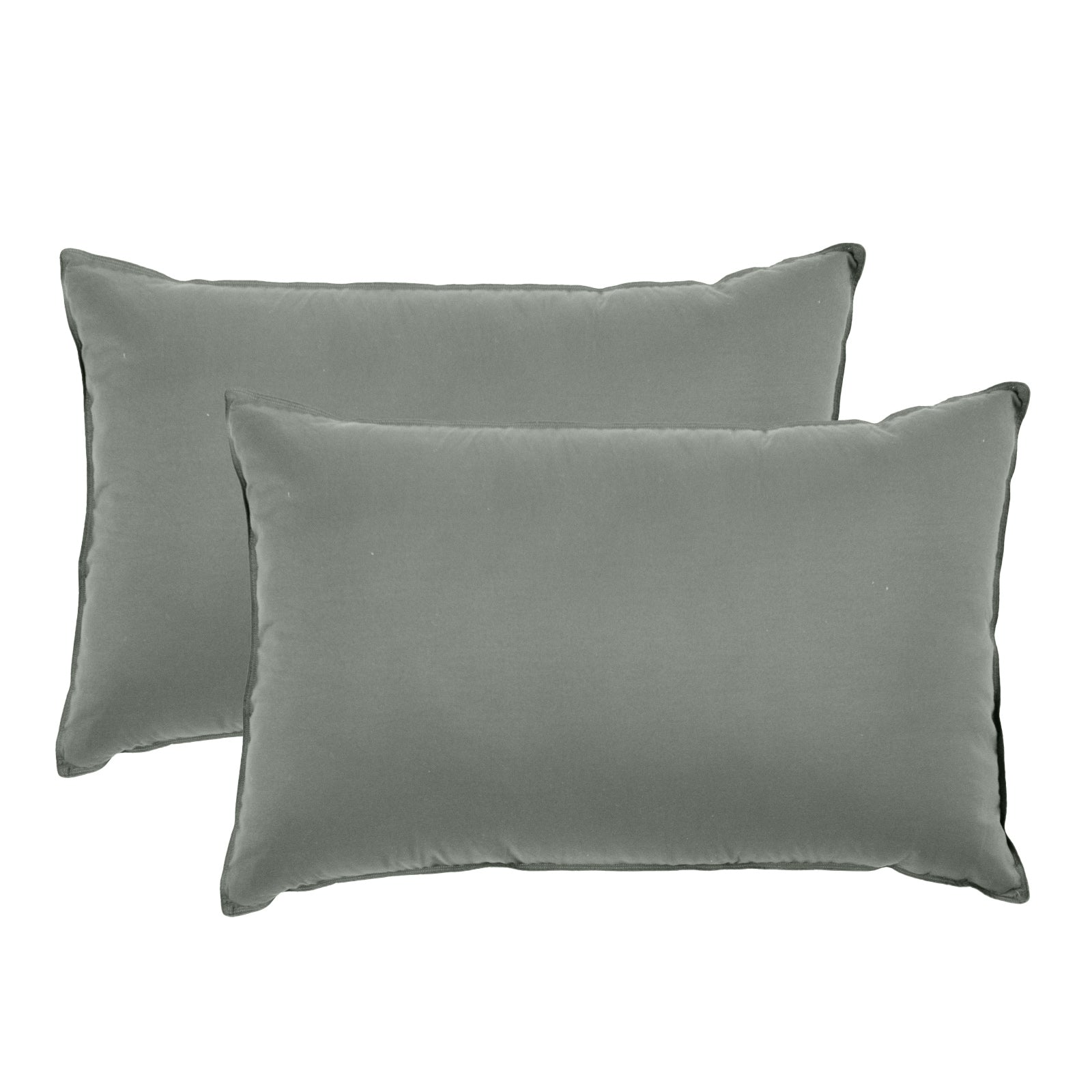 Royal Comfort Charcoal Bamboo Pillow Hotel Quality Luxury Twin Pack 3