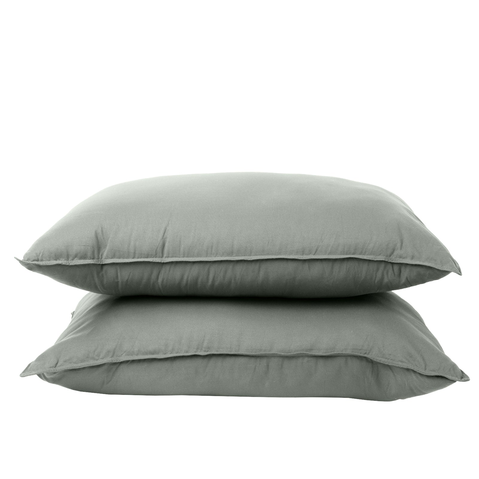 Royal Comfort Charcoal Bamboo Pillow Hotel Quality Luxury Twin Pack 9