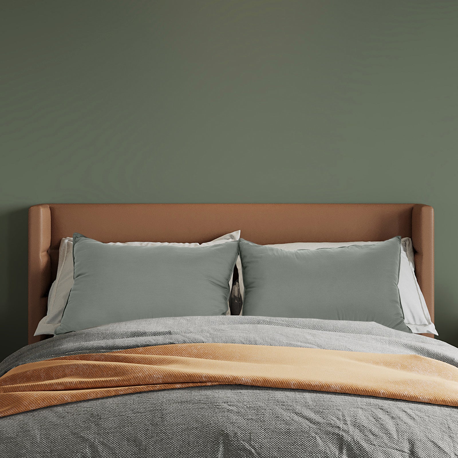 Royal Comfort Charcoal Bamboo Pillow Hotel Quality Luxury Twin Pack 10