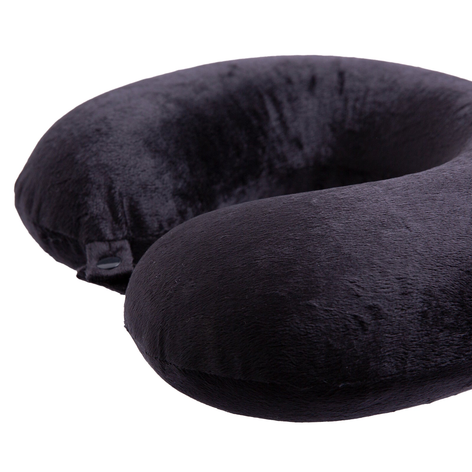 Milano Decor Memory Foam Travel Neck Pillow With Clip Cushion Support Soft Black 5