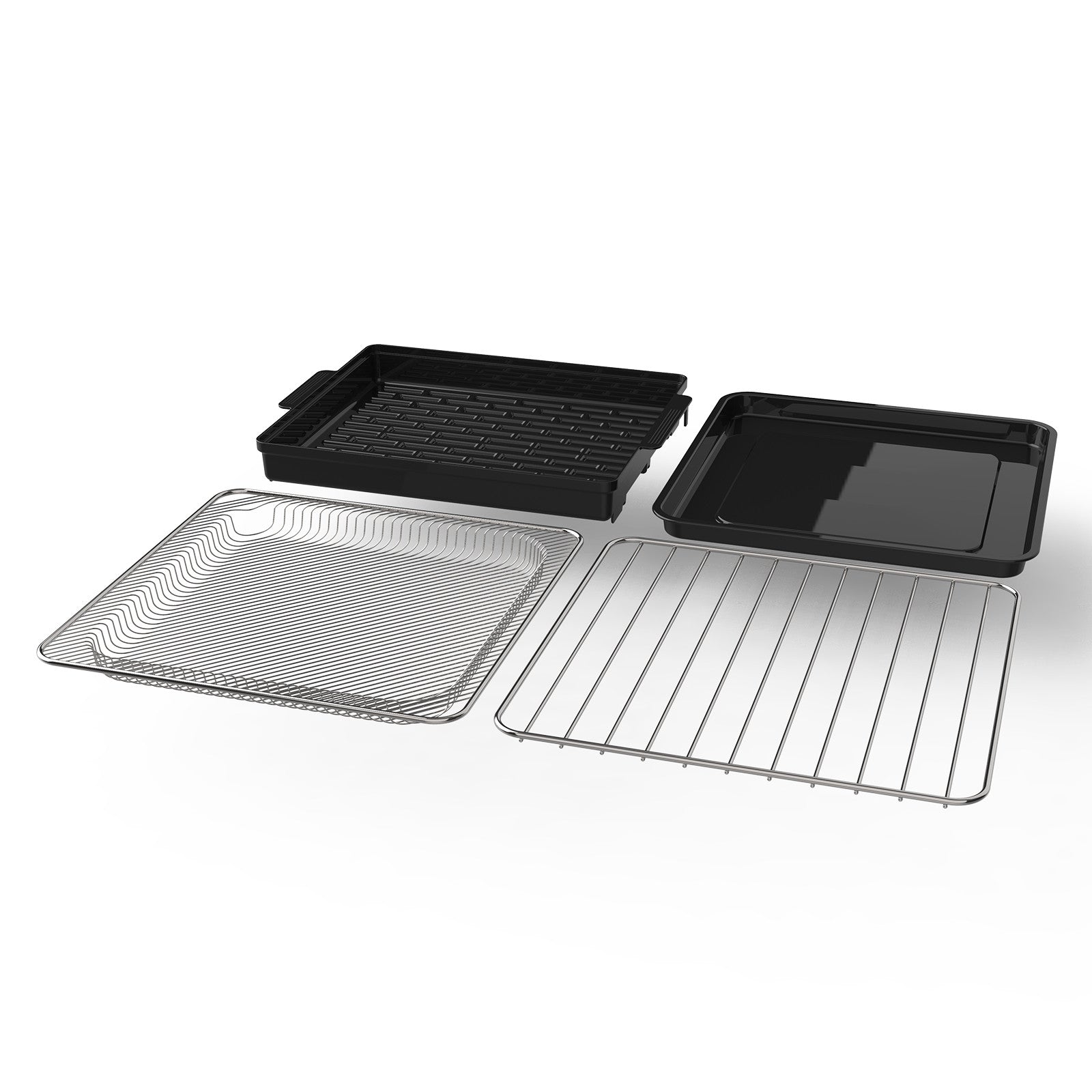 Kitchen Couture 9-In-1 Sensei XL Flip Air Fryer Oven Grill Stainless Steel 13