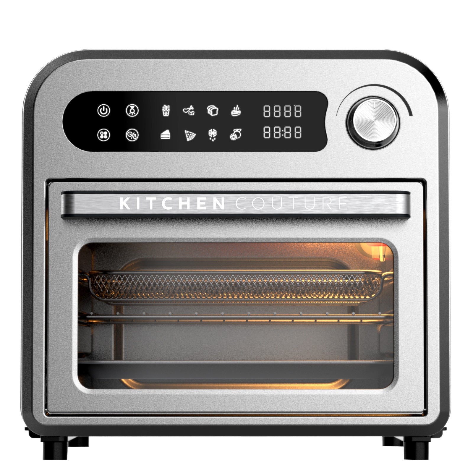 Kitchen Couture 10 Litre Compact Air Fryer Oven Oil Free Cooking Silver 11