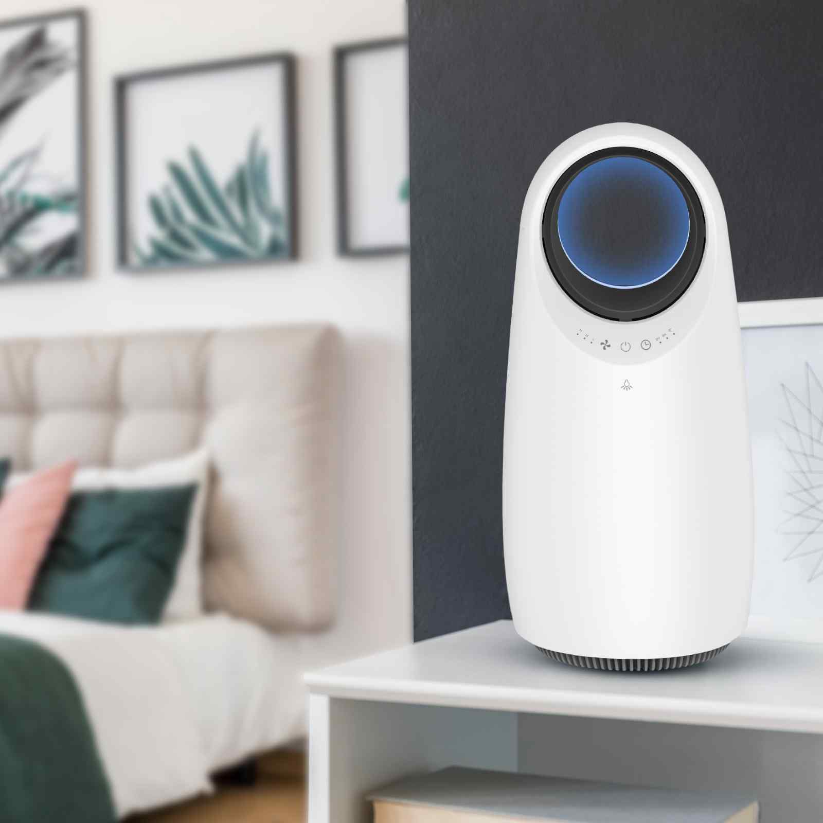 MyGenie Ultra Quiet Eco Flow Air Purifier WI-FI Control HEPA Filter White 7