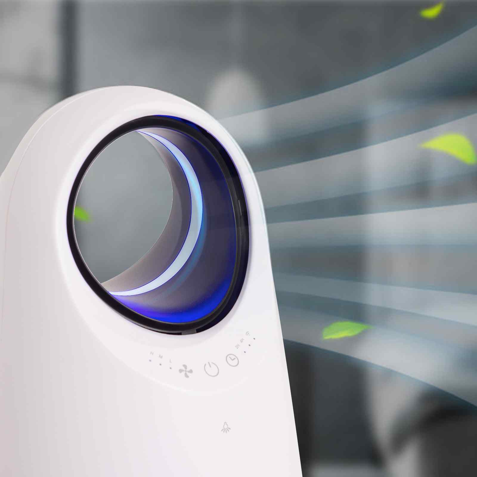 MyGenie Ultra Quiet Eco Flow Air Purifier WI-FI Control HEPA Filter White 8