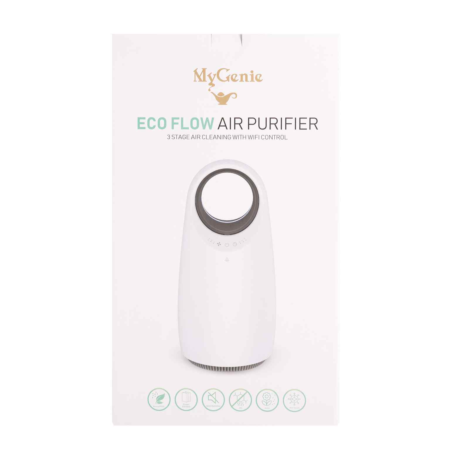 MyGenie Ultra Quiet Eco Flow Air Purifier WI-FI Control HEPA Filter White 11