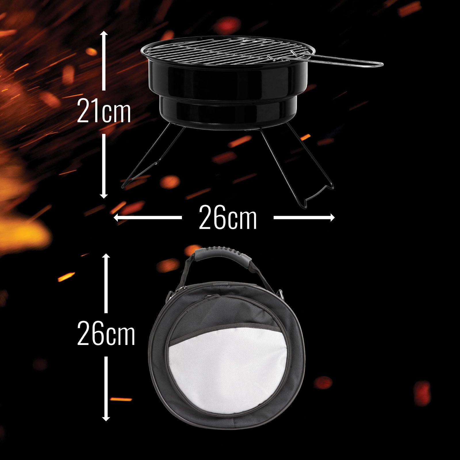 Havana Outdoors 2-IN-1 BBQ Grill Cooler Combo Set Outdoor Camping Picnic 10