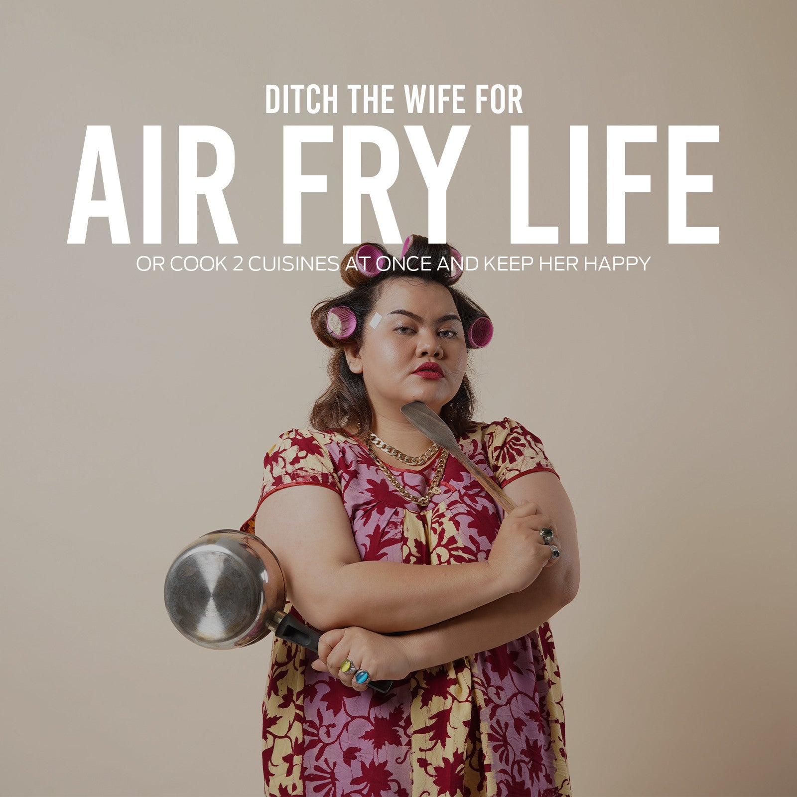Kitchen Couture Dual View 2 x 5 Litre (10 Litre) Air Fryer Stainless Steel 6