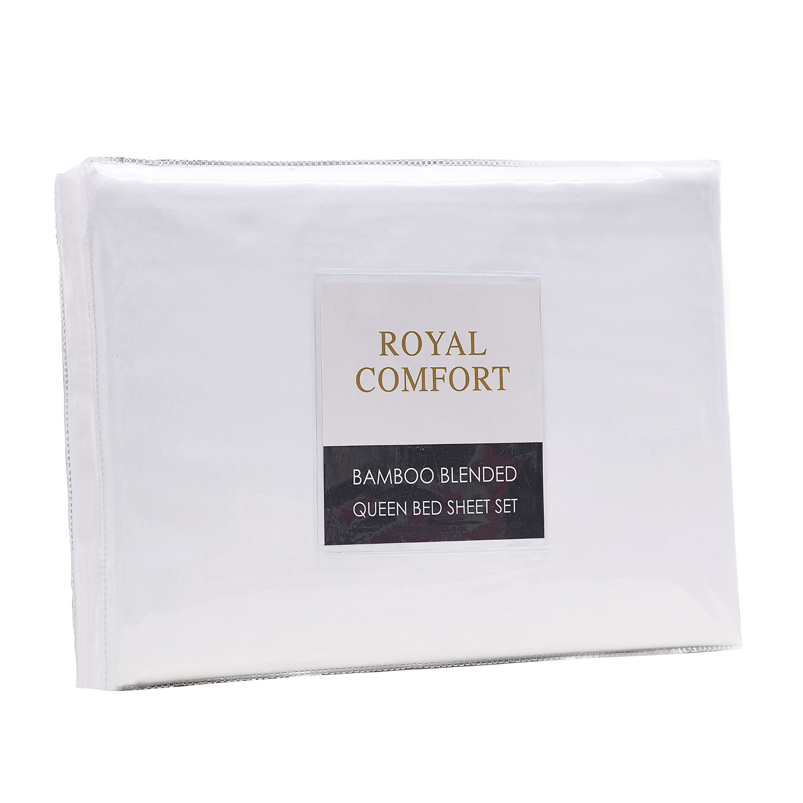 Royal Comfort Bamboo Blended Sheet & Pillowcases Set 1000TC Ultra Soft Bedding - Queen - White 3