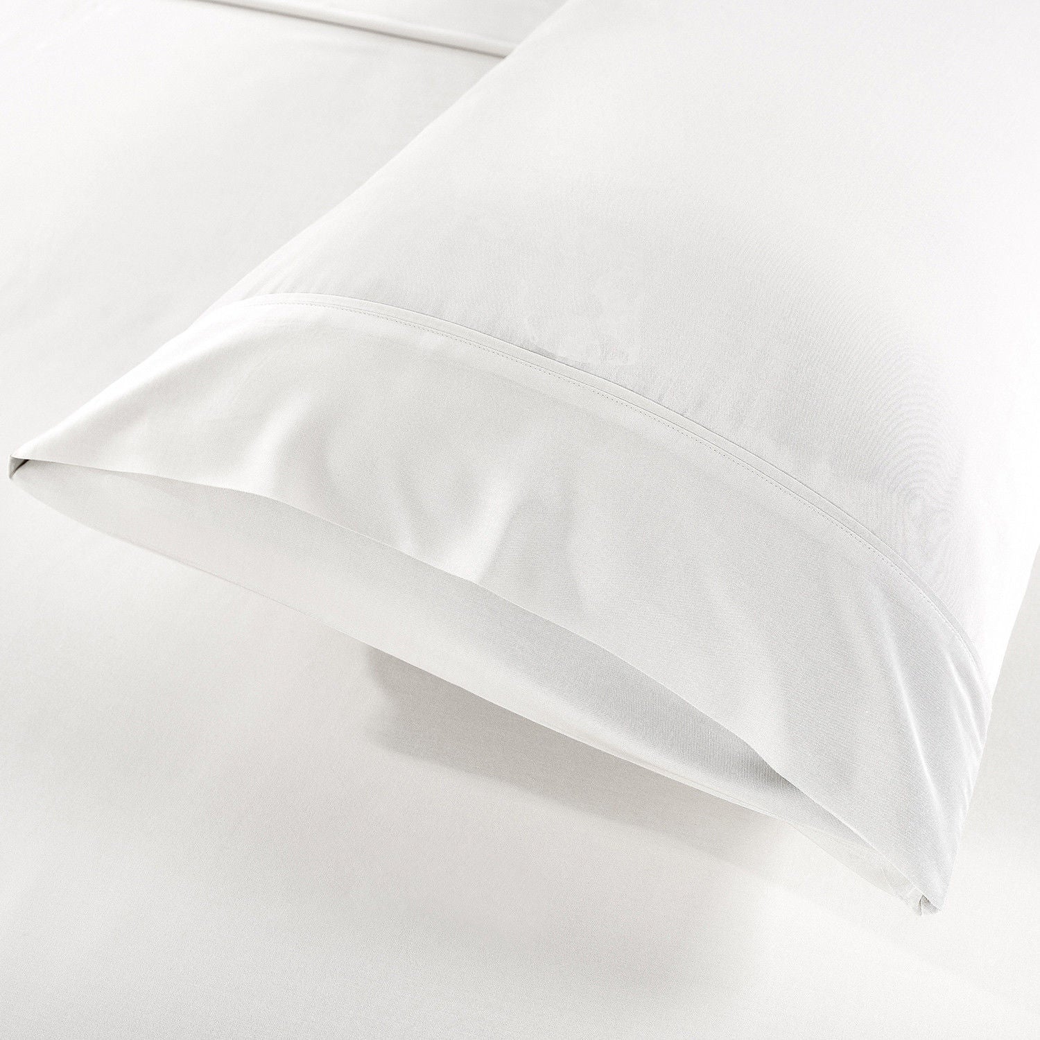 Royal Comfort Bamboo Blended Sheet & Pillowcases Set 1000TC Ultra Soft Bedding - King - White 6
