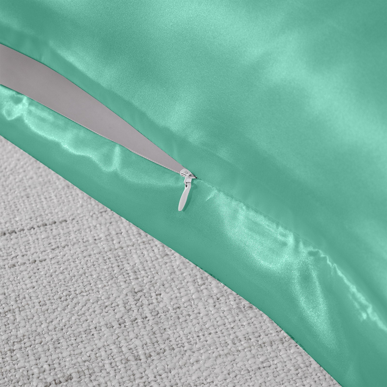 Royal Comfort Mulberry Soft Silk Hypoallergenic Pillowcase Twin Pack 51 x 76cm - Mint 6