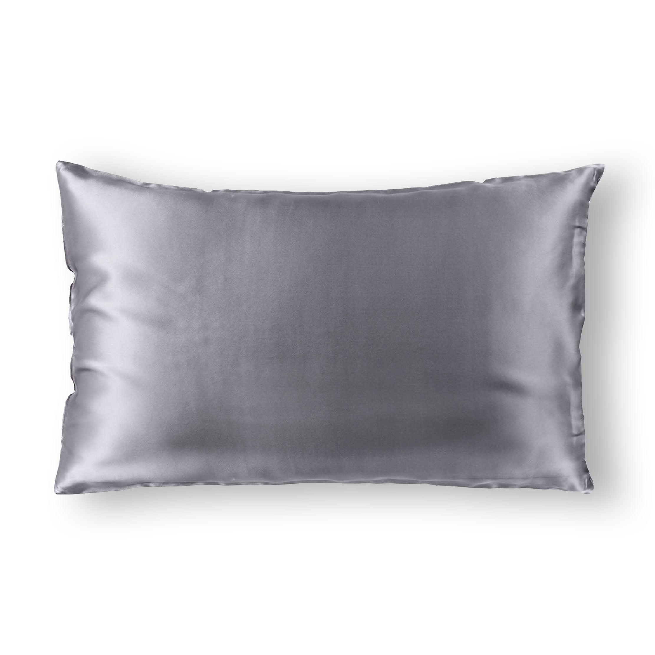 Royal Comfort Pure Silk Pillow Case 100% Mulberry Silk Hypoallergenic Pillowcase - Charcoal 8