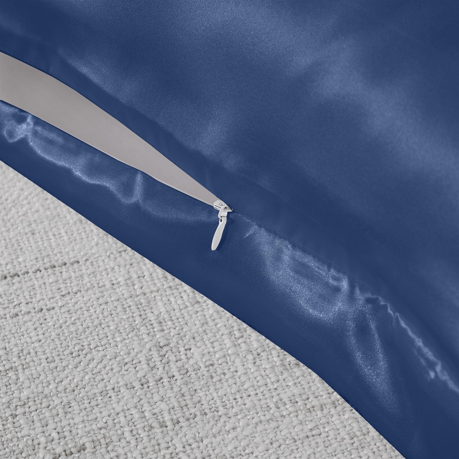 Royal Comfort Pure Silk Pillow Case 100% Mulberry Silk Hypoallergenic Pillowcase - Navy 4