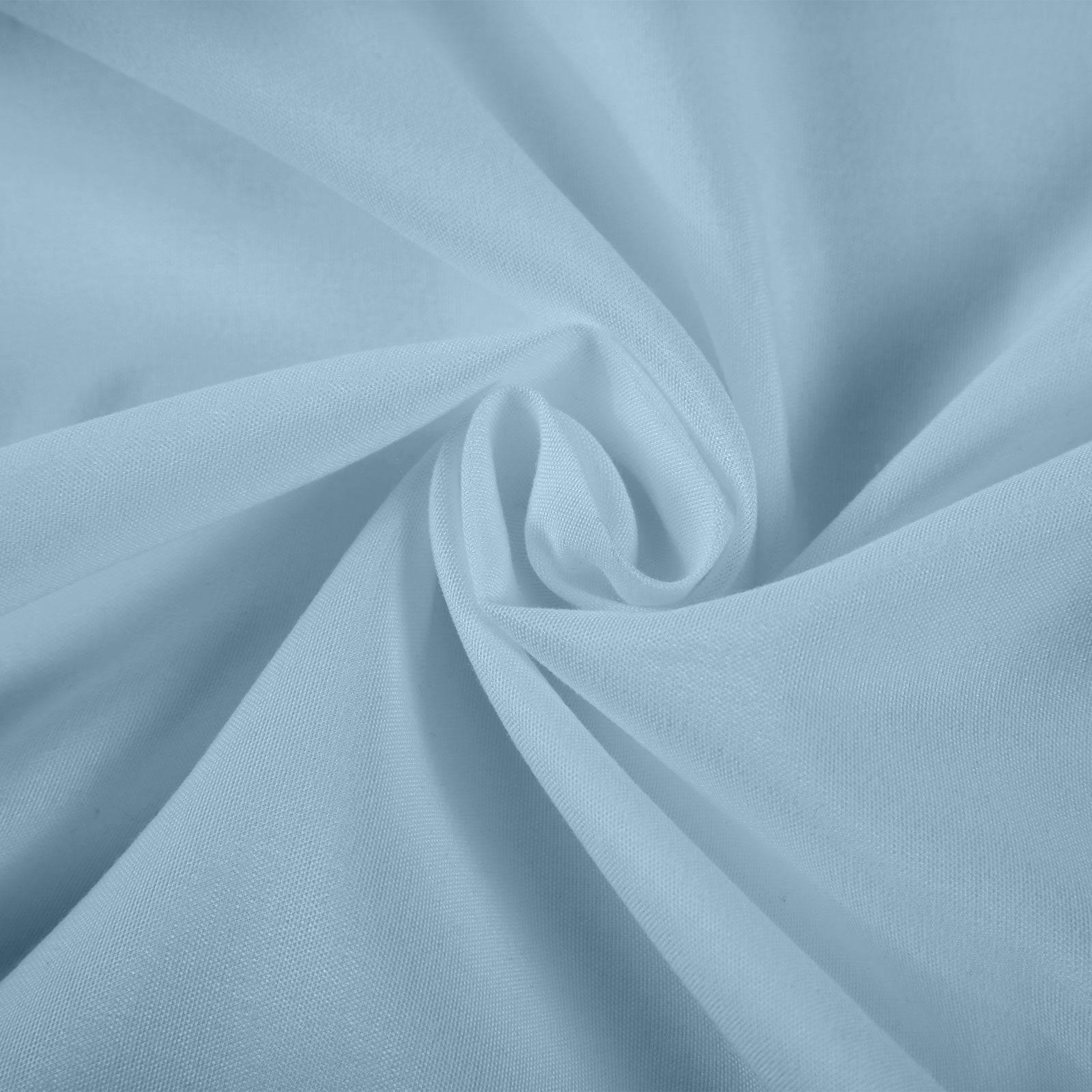 Royal Comfort 1200 Thread Count Sheet Set 4 Piece Ultra Soft Satin Weave Finish - King - Sky Blue 5