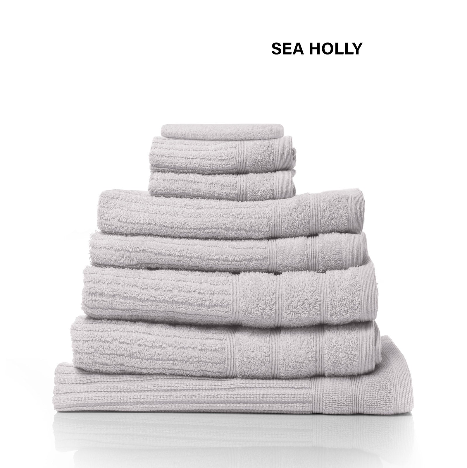 Royal Comfort Eden Egyptian Cotton 600GSM 8 Piece Luxury Bath Towels Set - Holly 5