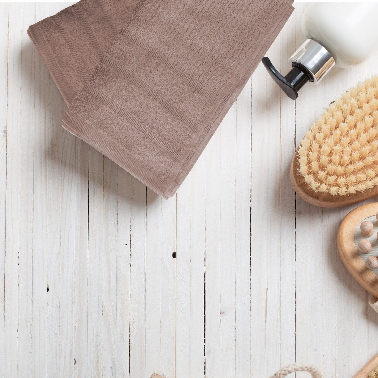 Royal Comfort Eden Egyptian Cotton 600GSM 8 Piece Luxury Bath Towels Set - Rose 4