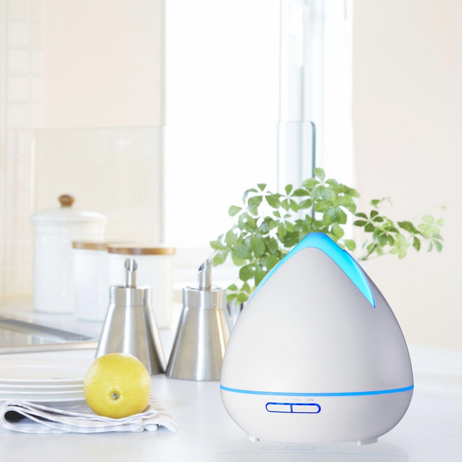 Essential Oils Ultrasonic Aromatherapy Diffuser Air Humidifier Purify 400ML - White 6