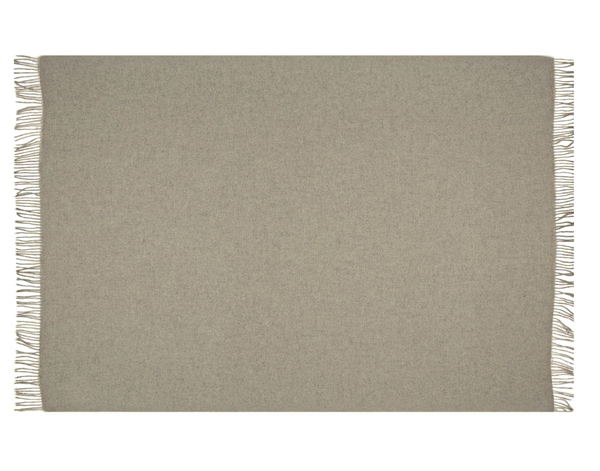 Brighton Throw - 100% NZ Wool - Beige 3