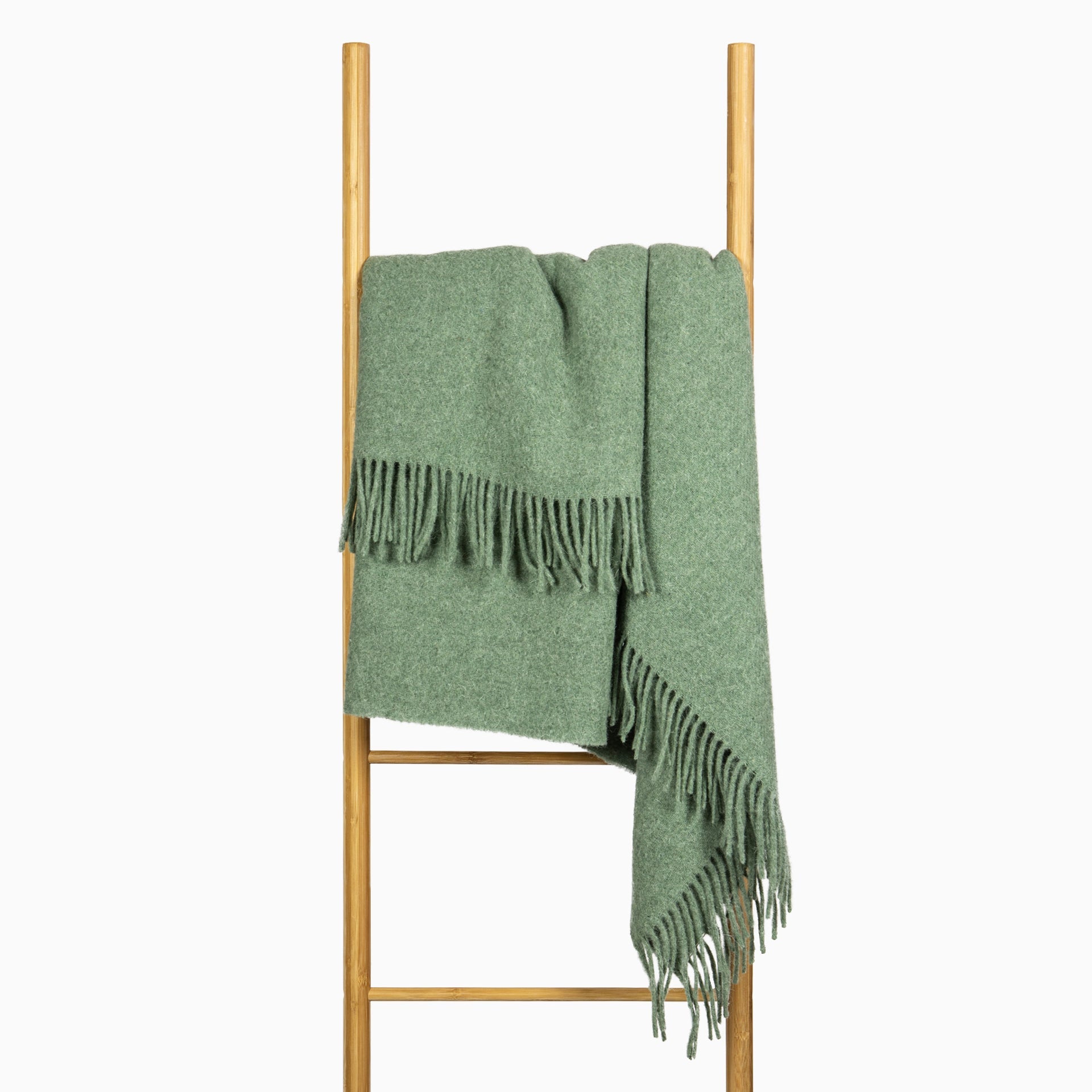 Brighton Throw - 100% NZ Wool - Sage 3