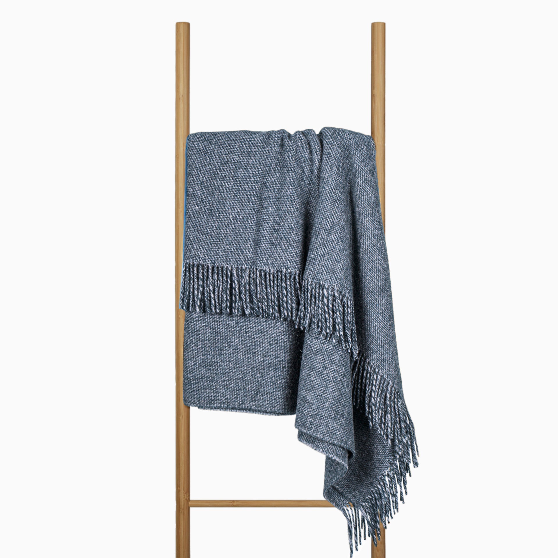 Cambridge Throw - 100% NZ Wool -  Navy 3