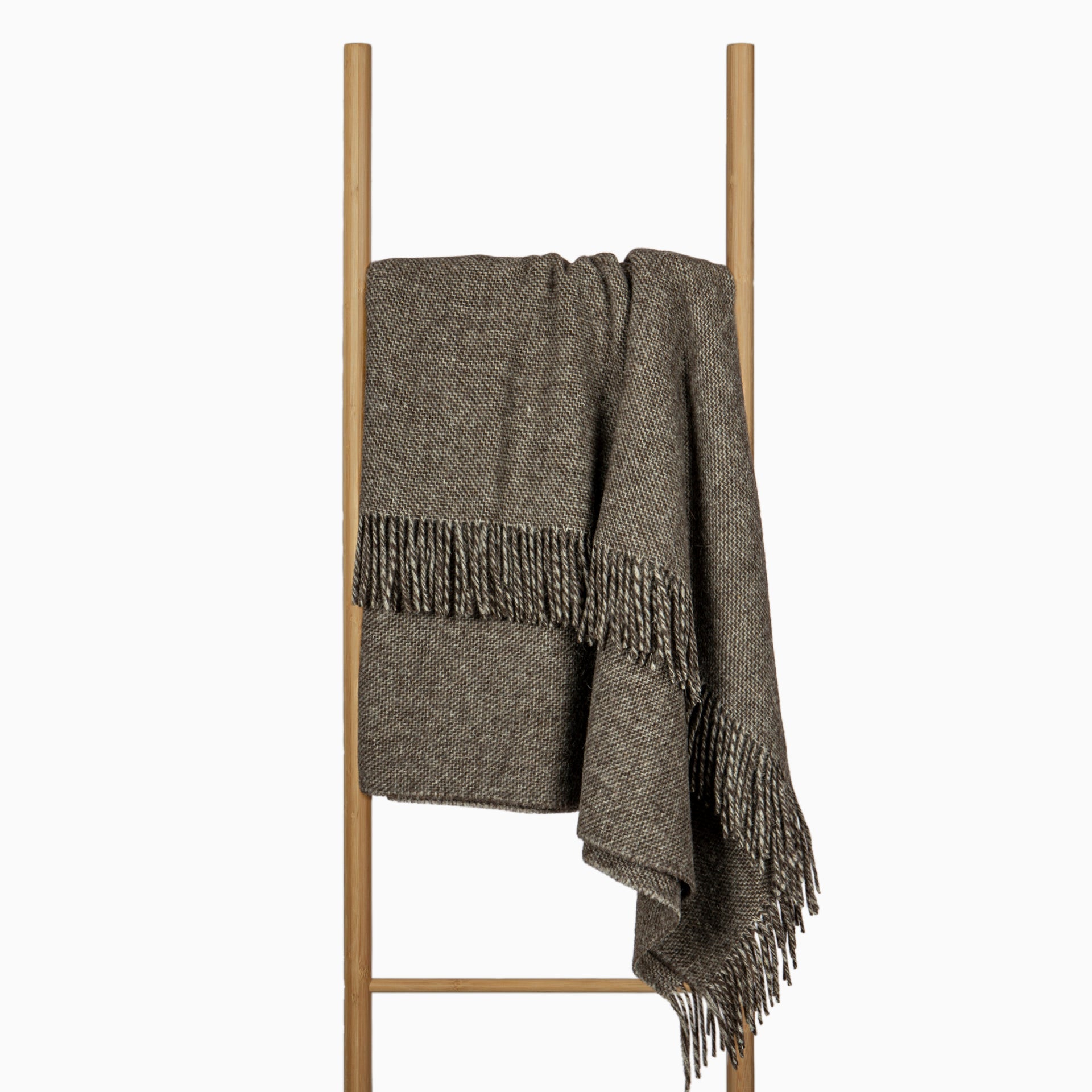 Cambridge Throw - 100% NZ Wool -  Natural 3