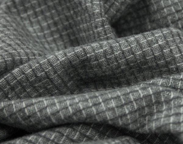 Chiswick Throw - Merino Wool/Cashmere - Grey 3