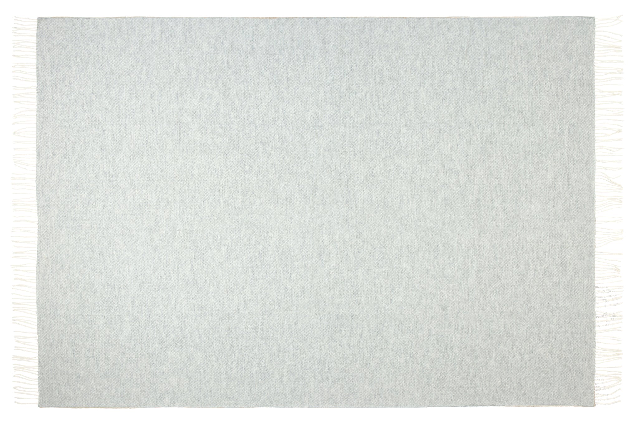 Chiswick Throw - Merino Wool/Cashmere - Light Grey 3