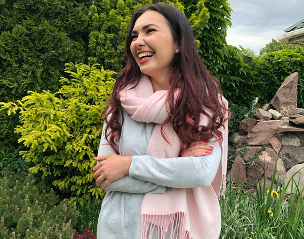 Chiswick Scarf - Cashmere/Merino Wool Blend - Blush 7