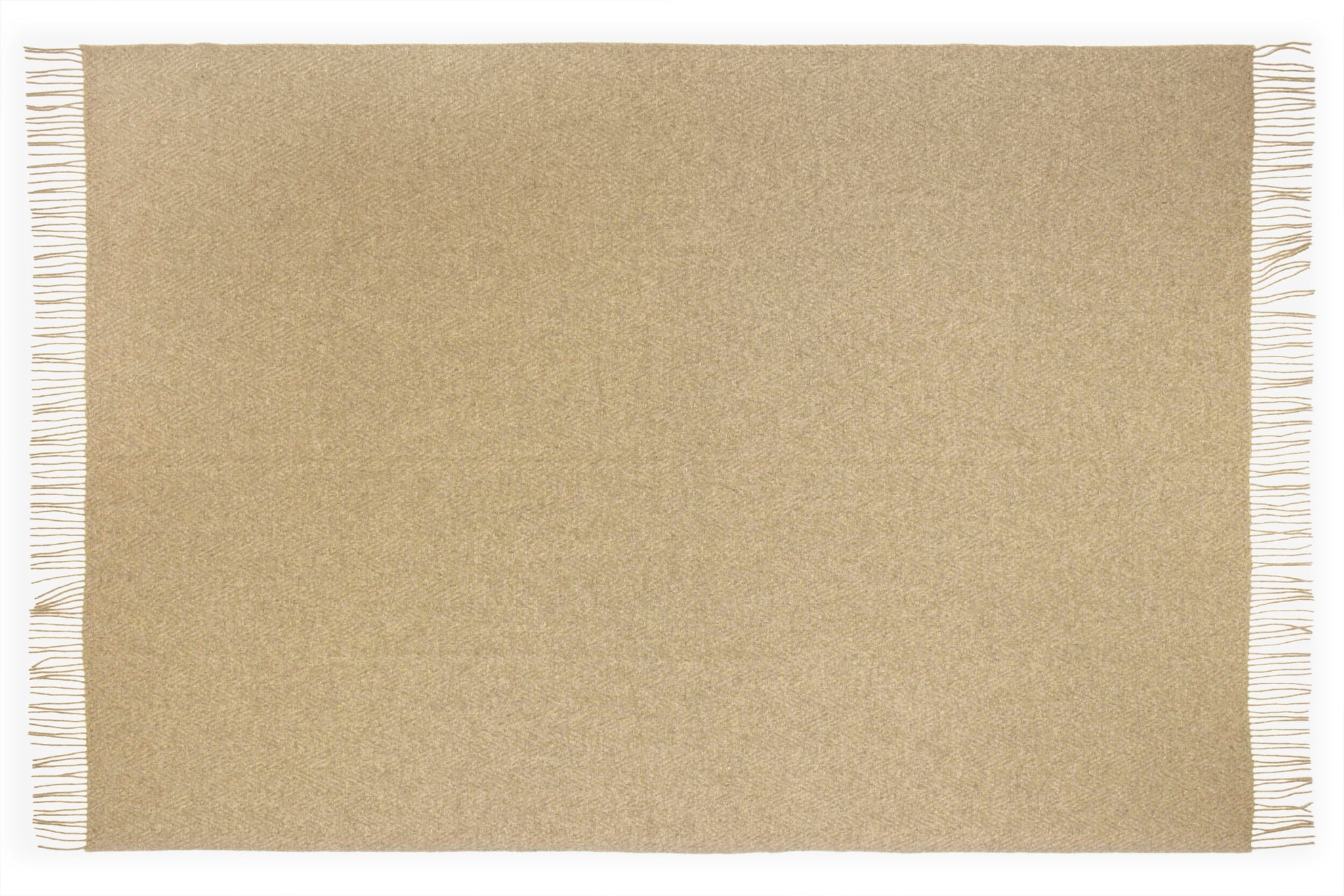 Hampton Throw - Merino Wool Blend - Camel 3