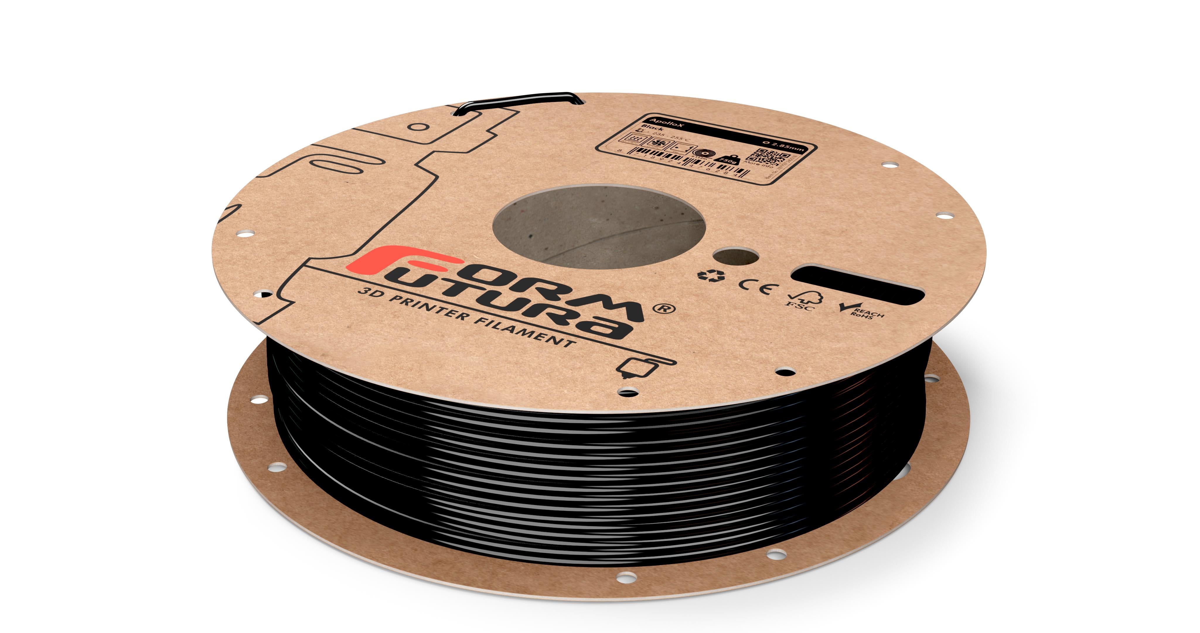 ASA FilamentApolloX 1.75mm Black 2300 gram 3D Printer Filament