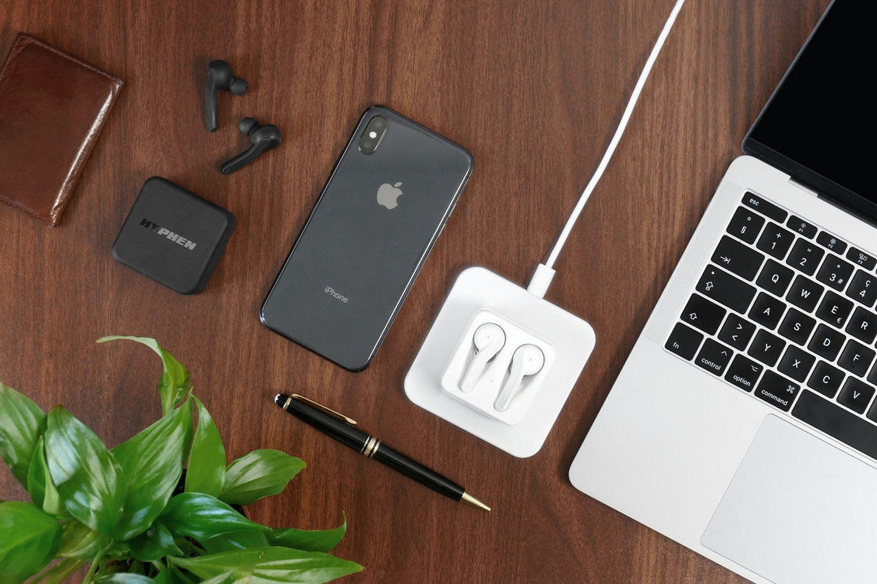 HYPHEN Wireless Earbuds Bluetooth Headphone Black color 10