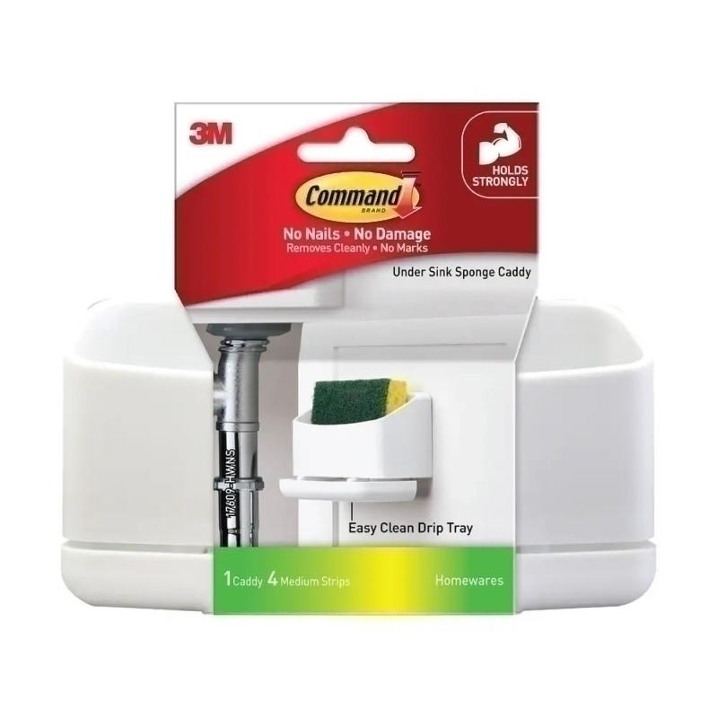 COMMAND SpongeCaddy 17609-HWNS Bx2 3
