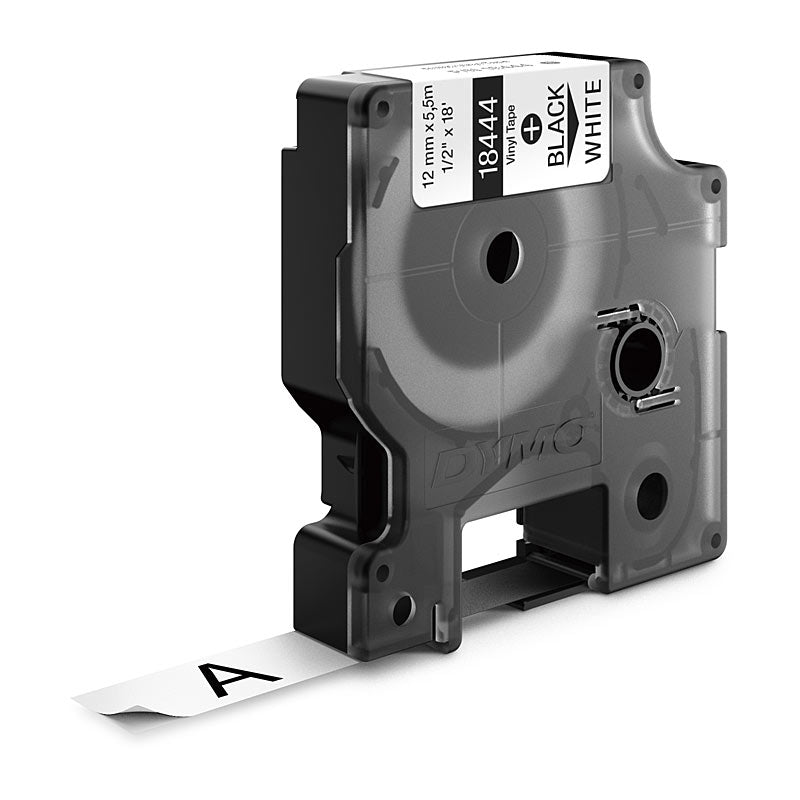 DYMO Black on Wht 12mm Tape 3