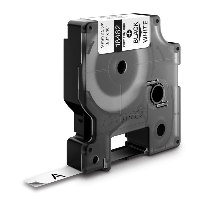 DYMO Rhino Py Label 9mm Black/White 3
