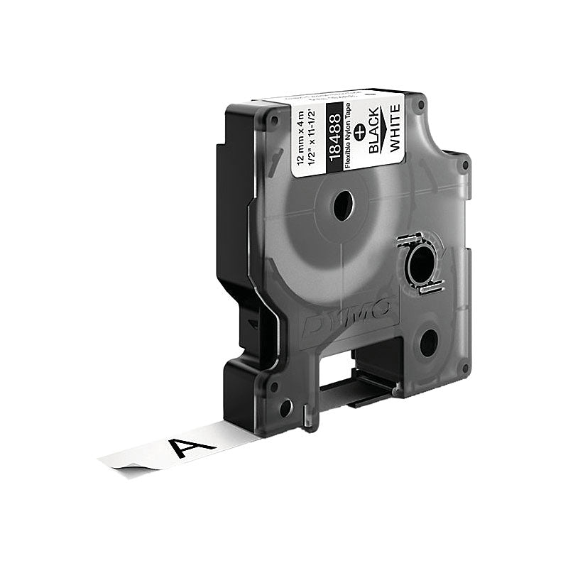 DYMO Black on White 12mm Tape 3