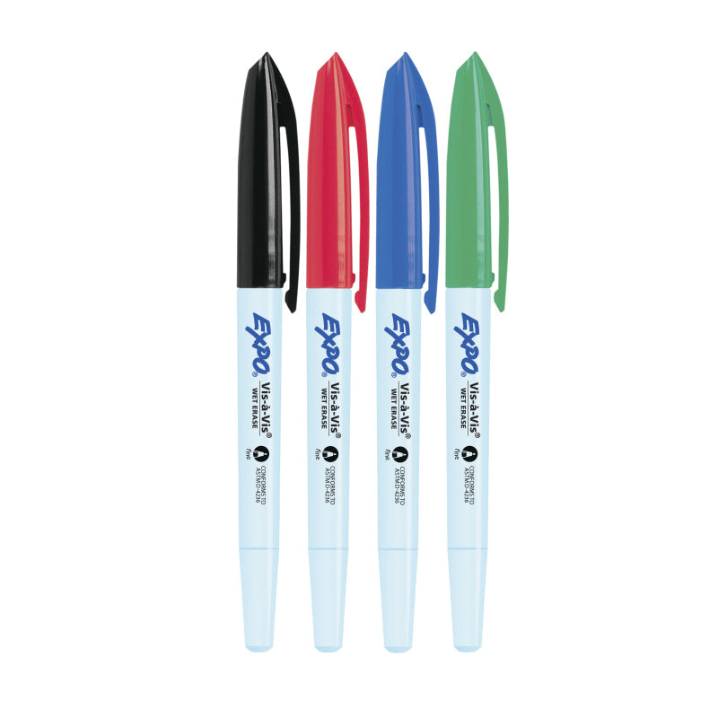 EXPO White Board Marker Wet Erase Pack of 4 Box of 6 4